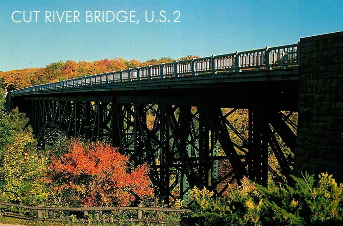 Cut River Bridge - POSTCARD
